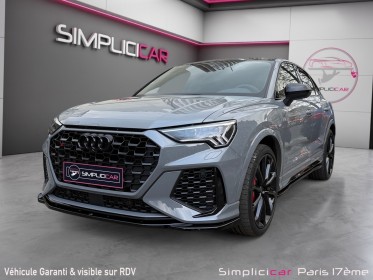 Audi rs q3 sportback 2.5 tfsi 400 ch s tronic 7/pack maxton design full occasion paris 17ème (75)(porte maillot) simplicicar...