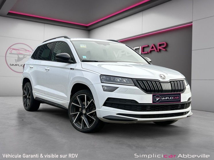 Skoda karoq sportline 1.5 tsi 150 ch act dsg7 garantie 12 mois occasion abbeville simplicicar simplicibike france