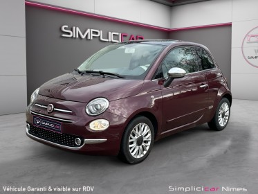 Fiat 500 my17 1.2 69 ch lounge - toit panoramique - garantie 12 mois occasion simplicicar nimes - rb auto simplicicar...