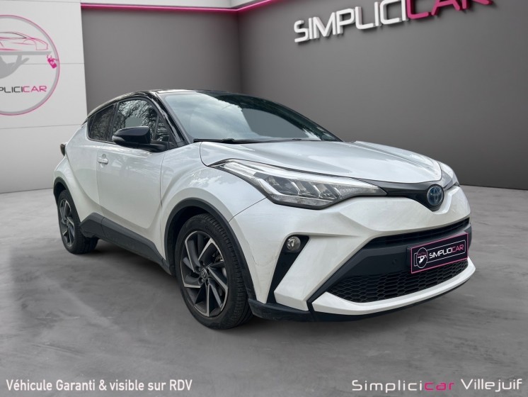 Toyota c-hr hybride my23 1.8l dynamic, caméra de recul, carplays, garantie 12 mois occasion simplicicar villejuif ...