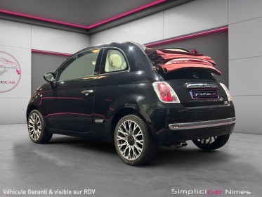 Fiat 500c cabriolet lounge - garantie 12 mois occasion simplicicar nimes - rb auto simplicicar simplicibike france