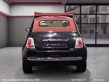 Fiat 500c cabriolet lounge - garantie 12 mois occasion simplicicar nimes - rb auto simplicicar simplicibike france