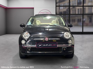 Fiat 500c cabriolet lounge - garantie 12 mois occasion simplicicar nimes - rb auto simplicicar simplicibike france