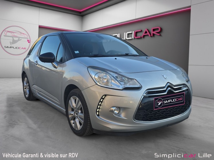 Citroen ds3 hdi 90 fap airdream so chic occasion simplicicar lille  simplicicar simplicibike france