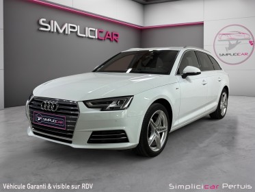 Audi a4 avant 2.0 tdi 190 s tronic 7 s line occasion simplicicar pertuis  simplicicar simplicibike france