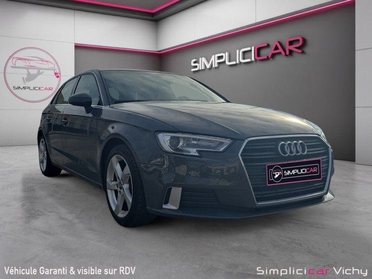 Audi a3 sportback 1.0 tfsi 115 ch design 1ère main garantie 12 mois occasion simplicicar vichy simplicicar simplicibike france