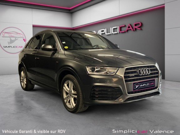 Audi q3 q3 2.0 tdi 150 ch s tronic 7 quattro s line -- garantie 12 mois -- occasion simplicicar valence - ksv  simplicicar...