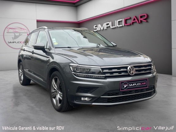 Volkswagen tiguan 2.0 tdi 150 dsg7 carat exclusive, full option, garantie 12 mois occasion simplicicar villejuif  simplicicar...