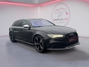 Audi rs6 avant v8 4.0 tfsi 560 ch quattro tiptronic 8 camera de recul/ sieges chauffants av/ar occasion simplicicar orgeval ...