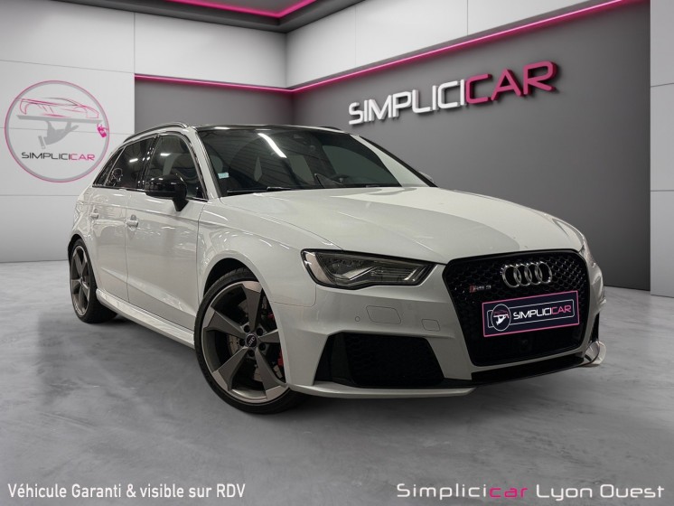 Audi rs3 sportback 2.5 tfsi 367 quattro s tronic 7 - garantie 12 mois occasion simplicicar lyon ouest simplicicar...