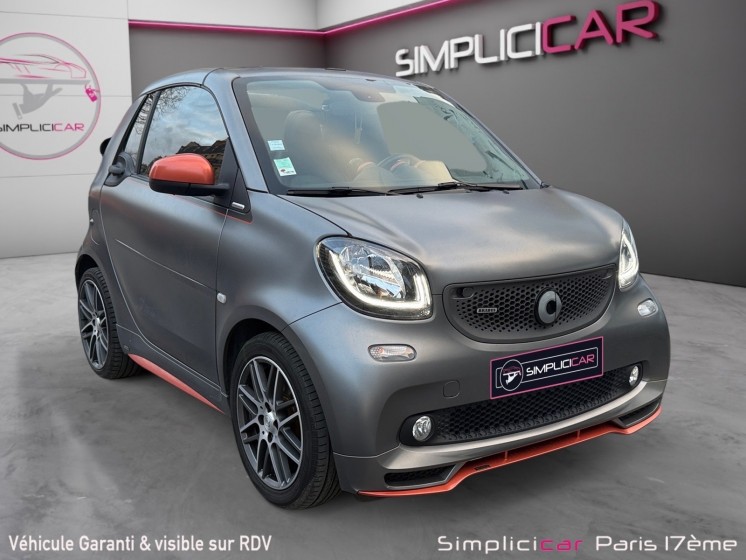 Smart fortwo cabrio 109 ch ss ba6 tailormade asphaltgold occasion paris 17ème (75)(porte maillot) simplicicar simplicibike...