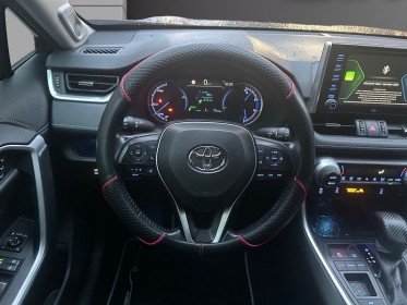 Toyota rav4 hybride my20 218 ch 2wd lounge, garantie 12 mois, entretient toyota, camera 360, carplay, occasion simplicicar...