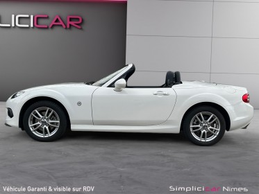 Mazda mx-5 mx5 1.8 mzr 126cv elegance cuir - nc fl - toit rigide - garantie 12 mois occasion simplicicar nimes - rb auto...