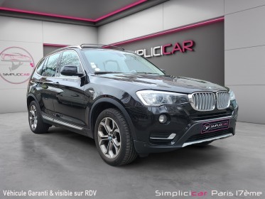 Bmw x3 f25 lci xdrive20d 190ch xline a occasion paris 17ème (75)(porte maillot) simplicicar simplicibike france