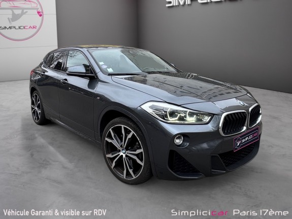 Bmw x2 f39 sdrive 20i 192 ch dkg7 m sport x / garantie 12 mois / volant sport / occasion paris 17ème (75)(porte maillot)...