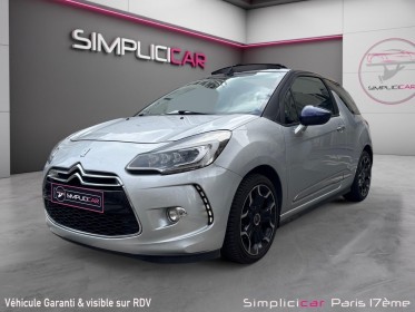 Citroen ds3 thp 165 ss sport chic-cabriolet-garantie 12 mois occasion paris 17ème (75)(porte maillot) simplicicar...