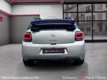 Citroen ds3 thp 165 ss sport chic-cabriolet-garantie 12 mois occasion paris 17ème (75)(porte maillot) simplicicar...