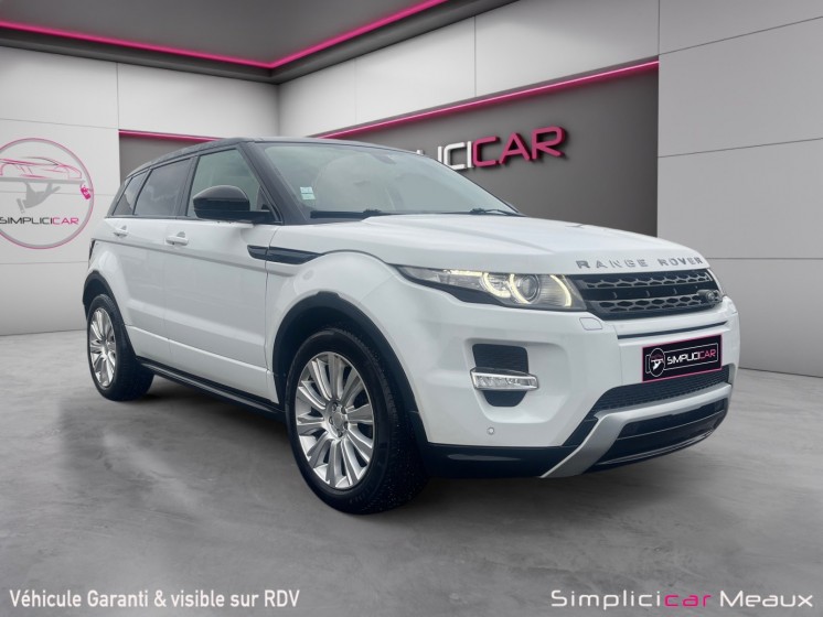 Land rover range rover evoque  2.2 d 4x4 sd4 dynamic bva9 occasion simplicicar meaux simplicicar simplicibike france