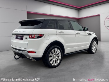 Land rover range rover evoque  2.2 d 4x4 sd4 dynamic bva9 occasion simplicicar meaux simplicicar simplicibike france