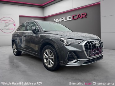 Audi q3 q3 35 tfsi 150 ch s tronic 7 s line - virtual cockpit - caméra de recul - volant sline occasion champigny-sur-marne...