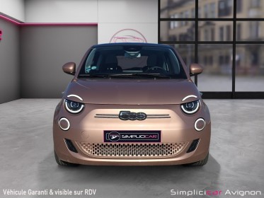 Fiat 500 31 nouvelle electrique 118ch. icône plus rose gold autonomie : 250 kms - toit panoramique - État neuf occasion...