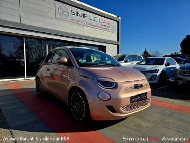 Fiat 500 31 nouvelle electrique 118ch. icône plus rose gold autonomie : 250 kms - toit panoramique - État neuf occasion...