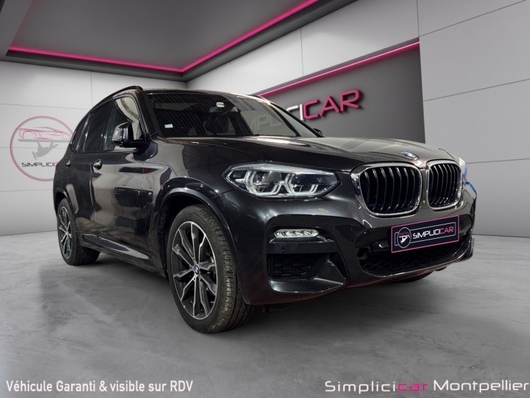 Bmw x3 g01 xdrive20d 190ch bva8 m sport toit ouvrant affichage tête haute occasion montpellier (34) simplicicar simplicibike...