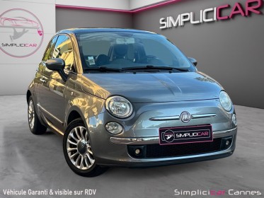 Fiat 500 1.2 8v 69 ch lounge distribution faite occasion cannes (06) simplicicar simplicibike france