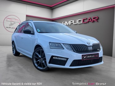 Skoda octavia combi 2.0 tdi 184 ch cr fap dsg6 rs - attelage - distri ok occasion simplicicar brest simplicicar simplicibike...