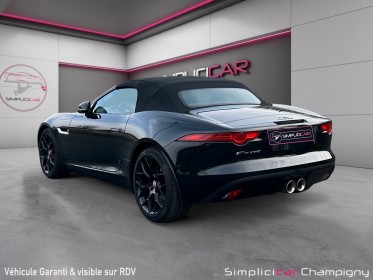 Jaguar f-type cabriolet v6 3l essence suralimente 340 ch -echappement sport - sièges electrique à mémoires - angles morts...