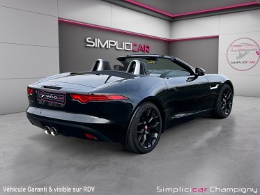 Jaguar f-type cabriolet v6 3l essence suralimente 340 ch -echappement sport - sièges electrique à mémoires - angles morts...