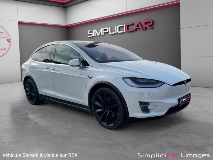 Tesla model x performance dual motor awd occasion simplicicar limoges  simplicicar simplicibike france