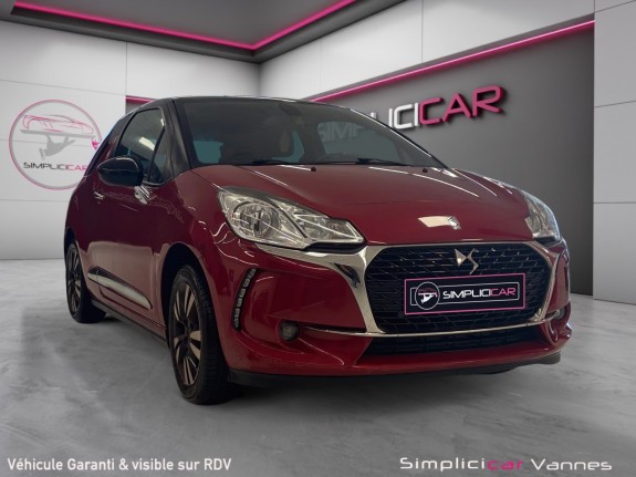 Ds ds 3 1,2 vti 82 bvm5 so chic, courroie de distribution neuve, garantie 12 mois occasion scl 56 - simplicicar vannes...