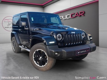 Jeep wrangler sahara 2.8 crd 200 ch garantie 12 mois 4 places etat neuf occasion simplicicar caen  simplicicar simplicibike...