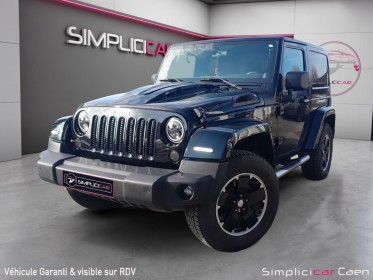 Jeep wrangler sahara 2.8 crd 200 ch garantie 12 mois 4 places etat neuf occasion simplicicar caen  simplicicar simplicibike...