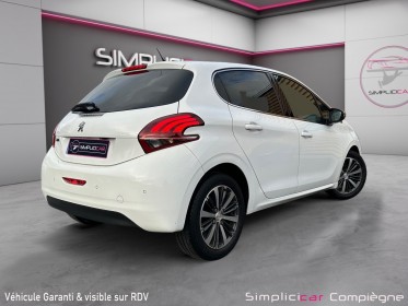 Peugeot 208 allure 1.6 100ch diesel - toit pano -camera - carplay - faible km - occasion simplicicar compiegne simplicicar...