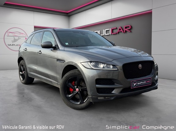 Jaguar f-pace 2.0 d - 180 ch awd bva8 prestige - 2éme main - suivi jaguar occasion simplicicar compiegne simplicicar...