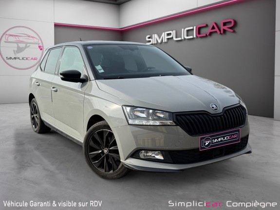 Skoda fabia 1.0 tsi 95 ch bvm5 monte-carlo - moteur à chaine - carplay - caméra - 2éme main occasion simplicicar compiegne...