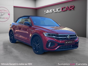 Volkswagen t-roc cabriolet 1.5 tsi evo 150 start/stop dsg7 r-line occasion cannes (06) simplicicar simplicibike france