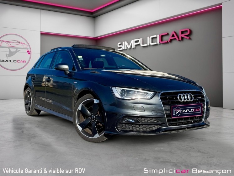 Audi a3 sportback 2.0 tdi 184 s line quattro s tronic 6 / suivi eclusivement audi / garantie 12 mois occasion simplicicar...