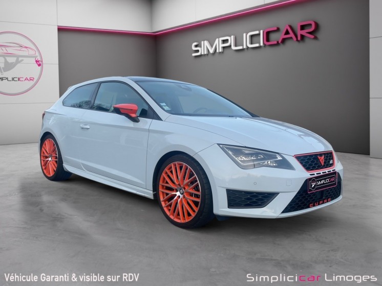 Seat leon sc 2.0 tsi 290 cupra dsg6 pack sub8 performance occasion simplicicar limoges  simplicicar simplicibike france