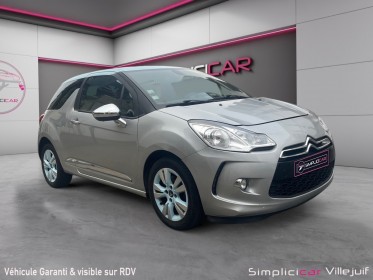 Citroen ds3 vti 120 ch so chic  a, sièges chauffants, garantie 12 mois occasion simplicicar villejuif  simplicicar...