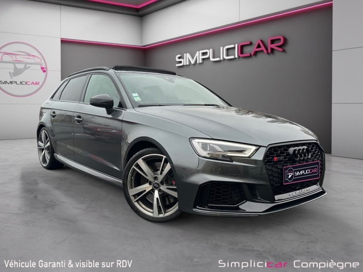 Audi rs3 sportback -daza no fap - daytona - full - faible km - immat fr - occasion simplicicar compiegne simplicicar...