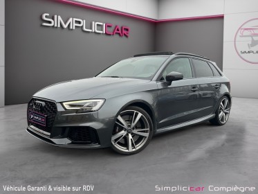 Audi rs3 sportback -daza no fap - daytona - full - faible km - immat fr - occasion simplicicar compiegne simplicicar...