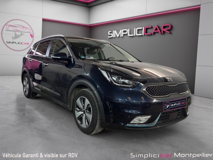 Kia niro 1.6 gdi hybride rechargeable 141 ch dct6 premium carplay keyless volant et sieges chauffants occasion montpellier...