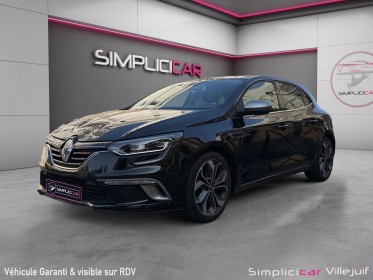 Renault megane iv berline gt line intens 110 cv caméra de recul sièges chauffant/massant garantie 12 mois occasion...