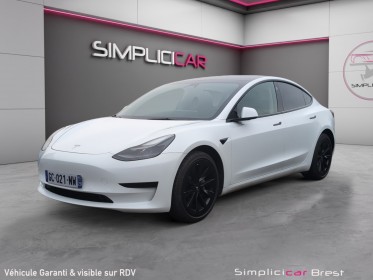 Tesla model 3 grande autonomie  awd-1ère main. du 22/10/2021-garantie jusqu'en 10/2029 occasion simplicicar brest...