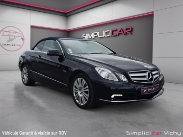 Mercedes classe e cabriolet 350 cdi 231 ch  executive a blue efficiency revisee garantie 12 mois occasion simplicicar vichy...