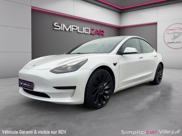 Tesla model 3 2021 performance dual motor awd, garantie des batteries 2029. occasion simplicicar villejuif  simplicicar...