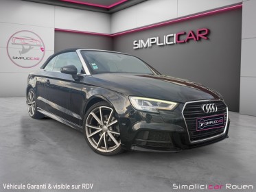 Audi a3 cabriolet s line 2.0 tfsi 190 s tronic 7 occasion simplicicar rouen simplicicar simplicibike france